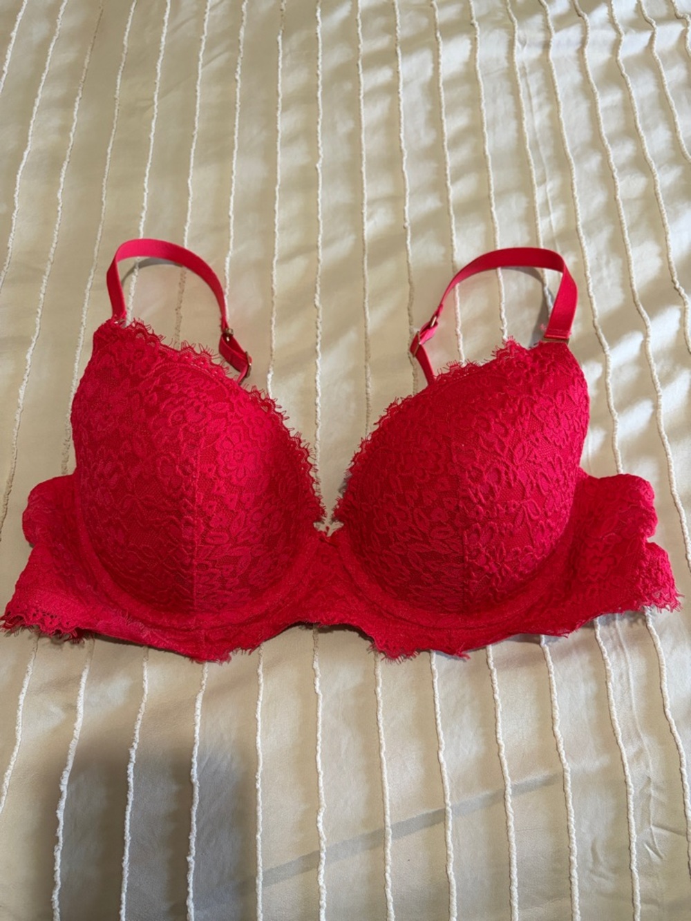 Aerie Red Lace Push-Up Bra - Women's Intimates